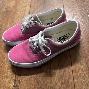 Pink Vans size 8